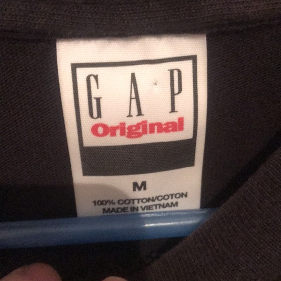 Vintage Gap Original Steve Jobs style black 90’s high crew neck/low turtle SZ M - Picture 3 of 5